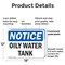 Signmission Oily Water Tank, 18 in W x Rectangle, Plastic OS-2PACK-NS-P-1218-L-16977 - alternate 6